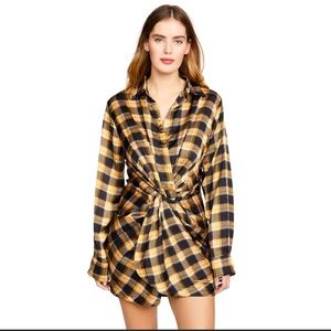 Lioness ‘Hey You’ plaid mini dress